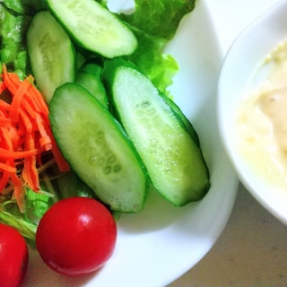 簡単✿美味しい味噌マヨネーズ＆野菜サラダ✿